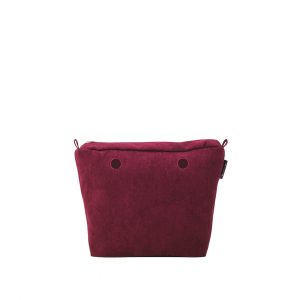 O bag mini melange fabric zip-up inner bag
