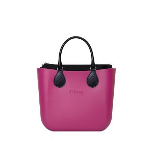 O bag mini in sangria with short handles - HandBags