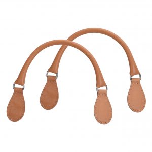 Short genuine leather micro handle