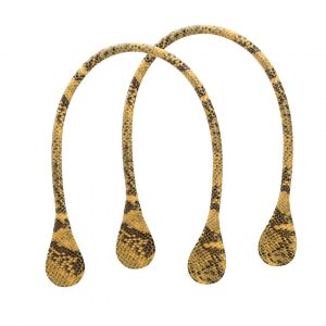 Long faux snake skin handle