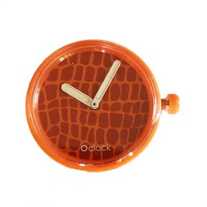 O clock crocodile graphic dial
